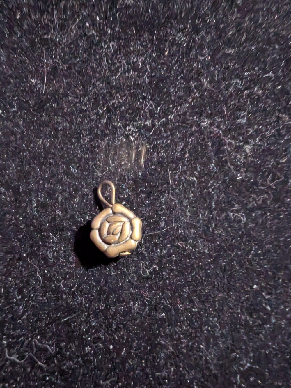 Gold Rose Charm- Women's Jewelry